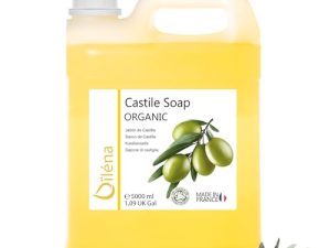 El auténtico Jabón de Castilla Ecológico, Aceite de Oliva, Limpiador Manos, Corporal, Pelo, Gel limpiador Facial, Cocina, Ropa, Jabón Coche, 5000 ml