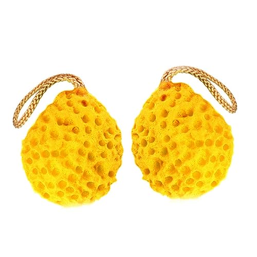 Beatifufu Esponja De Limpieza Del Cuerpo Del Baño De 3 Piezas Esponjas Suaves En Forma De Panal Bola De Baño Bola De Ducha (amarillo, Verde Y Naranja)