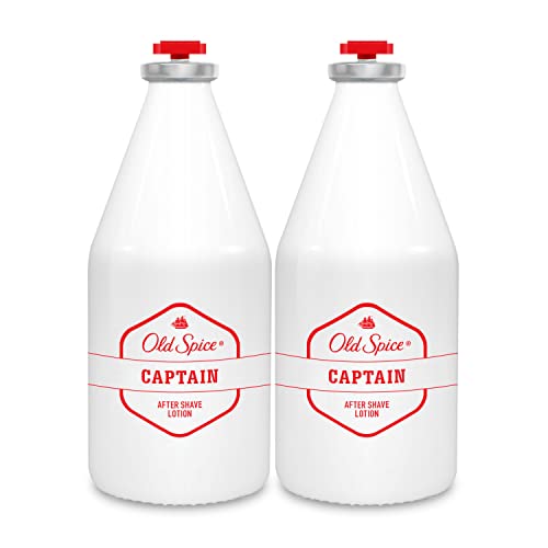Old Spice Captain Loción Aftershave, PACK x 2, 100 ml