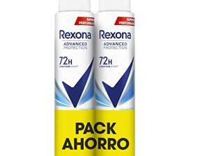 Rexona Desodorante Aerosol Advance Protection Cotton Dry 72h para mujer 2x200ml