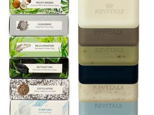 Revitale Juego de jabón de limpieza natural (6 barritas de 100 g)