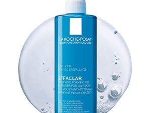 La Roche-Posay, Crema gel mousse limpiador facial, 400 ml