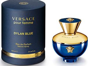 Versace, Agua de perfume para mujeres – 100 ml., Gianni Versace Dylan Blue Pour Femme Eau de Parfum