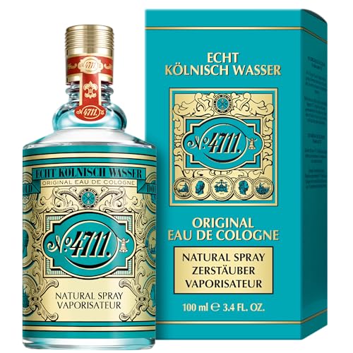 4711 Original Eau de Cologne | Eau de Cologne spray 100 ml - clásico perfume en un frasco icónico - fragancia característica - unisex