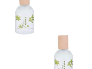 Healvian 2 Piezas perfume fresh cool lover moviezo envase de mujer teen girl de niña adolescente talco perfumado para mujer chica fragancia difusor hombre Vidrio