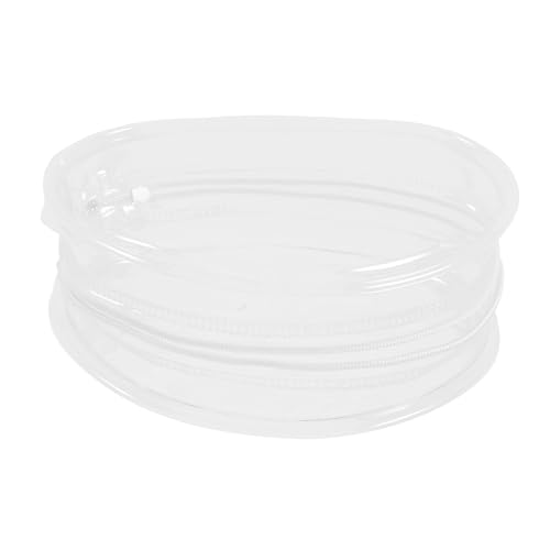 TOVINANNA Neceser de Viaje Transparente con Cierre de Bolsa de Maquillaje Portátil para Cosméticos y Artículos de Aseo para Mujeres y Niñas Ligera y Práctica