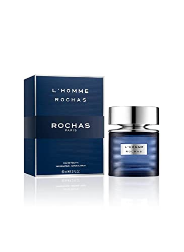 ROCHAS L'Homme Eau DE Toilette 60ML VAPORIZADOR Unisex Adulto, Negro, 60 ml