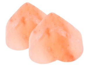 SHERCHPRY 2 Pastillas De Jabón De Sal Mineral Natural Con Forma De Corazón, Jabón De Masaje, Exfoliante, Limpiador Hidratante Para Cuerpo Y Rostro De Mujer.