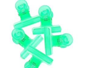 Sonew Clips de Extensión de Uñas Curva C, Crea Uñas Perfectas con Puntas de Gel o Acrílico, Plástico Resistente, 4 Colores, Principiantes y Profesionales, para Accesorios de Decoración (GREEN)