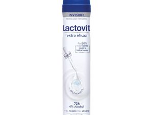 Lactovit – Desodorante Extra Eficaz con Microcápsulas Protect, 0% Alcohol, Anti-irritaciones y Eficacia 72H, El ambalaje puede variar