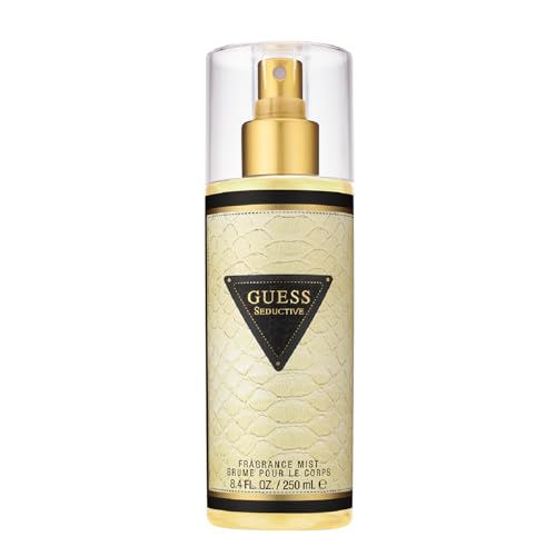 GUESS Seductive, Bruma Corporal para Mujer, Fragancia Frutal Floral, Vainilla, Pera, Bergamota, Senteur Sensual y Elegante, 250 ml