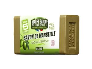 Maître Savon de Marseille 5 Jabones de Marsella Oliva 100g