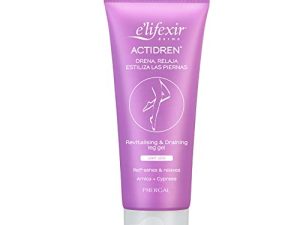 E’LIFEXIR Actidren – Gel Relajante de Piernas | Drena, Relaja y Estiliza las Piernas| Mejora la Circulación | Reduce el Volumen de Piernas y Tobillos Hinchados | 200 ml
