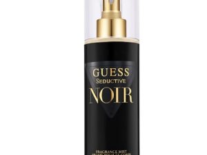 GUESS Seductive Noir,Bruma Perfumada para Mujer, Fragancia Floral, Bergamota, Pétalos de Iris, Jazmín, Vainilla, Aroma Sensual, 250 ml