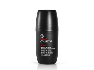 Collistar Desodorante en roll-on para hombre, 48 horas, antimanchas, protección activa a largo plazo, sin alcohol, frescura intensa, 75 ml