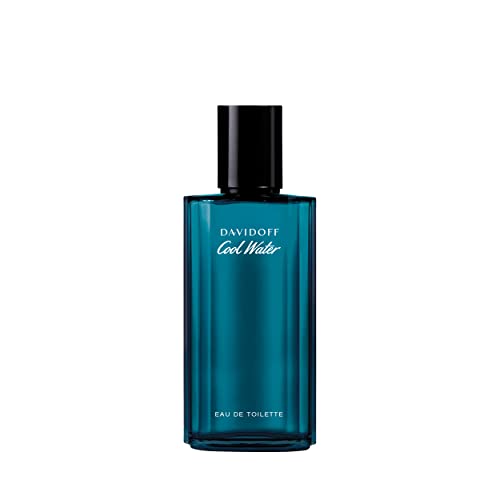 Davidoff Cool Water Eau de Toilette para Hombre | Fragancia aromática masculina , fresca y con notas de cilantro, menta y lavanda | Intensidad media | 75 ml