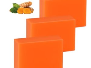 Jabón de Ácido Kójico, 3 * 65g Skin Lightening Kojic Acid Soap, Natural Kojic Acid Soap para la Hiperpigmentación Pastillas de Jabón para el Acné con Colágeno