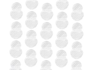 VICASKY 20 hojas desechables almohadillas de sudor para hombres y mujeres pegatinas autoadhesivas para axilas ultrafinas transpirables e inhiben olores, protección ideal contra el sudor de las axilas