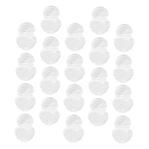 VICASKY 20 hojas desechables almohadillas de sudor para hombres y mujeres pegatinas autoadhesivas para axilas ultrafinas transpirables e inhiben olores, protección ideal contra el sudor de las axilas
