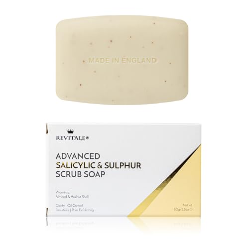 Revitale Advanced Jabón para tratamiento exfoliante con ácido salicílico y azufre