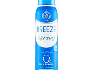BREEZE | Desodorante Spray Sporting, 1 x 150 ml