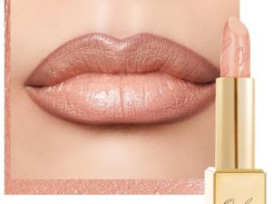 Oulac Pintalabios Mate Nude, Efecto Brillo Metálico, Barras de Labios de Larga Duración, Alta Pigmentación, Hidratación y Confort Para los Labios, Vegana, 4,3g (GM06) Hugs