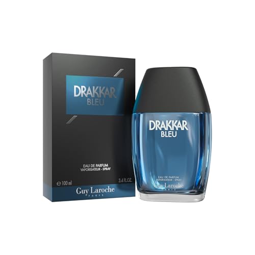 Guy Laroche Drakkar Bleu, Fragancia Icónica de Diseñador, Poderoso, Acuático y Fresco Eau de Parfum, 100 ml