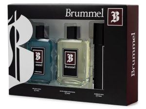 BRUMMEL – Clásica Colonia 125 ml + After Shave 125 ml + Desodorante Spray 150 ml, Estuche de Regalo Hombre, Pack 3 Piezas, Eau de Toilette Hombre, Aroma Cítrico, Fragancia Fresca de Larga Duración