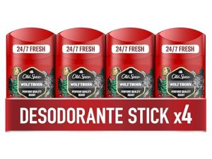 Old Spice Wolfthorn Desodorante En Barra Para Hombres 4×50 ml