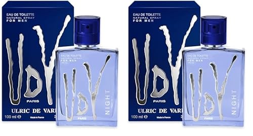 Ulric De Varens Udv Night Edt Vapo 100 ml 100 g (Paquete de 2)