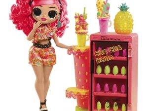 L.O.L. Surprise! OMG Sweet Nails – Frutería Pinky Pops – con 15 Sorpresas Que Incluyen Esmalte de uñas, Manicura a presión, Hojas de Pegatinas, Purpurina, 1 Muñeca de Moda y Más – para niños +4 Años