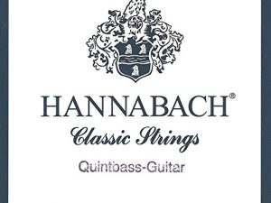 Hannabach Cuerdas de Guitarra Clásica, Guitarra Quintbass, A6-8406MT, Serie 840MT, Tensión Media