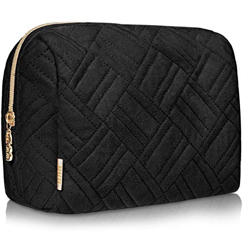 BOACAY Neceser de Maquillaje Grande, Bolsa de Aseo de Viaje, Mujer y Niña, Organizador para Bolso, Estuche para Cosméticos, Cepillos, Accesorios