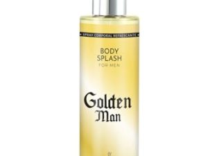 Prady – Body Splash Golden Man – Masculino – 250ml – Frescura y Elegancia
