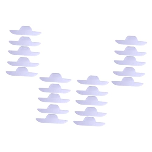 minkissy Almohadillas Desechables Sudor del Cuello Forma de Barco Autoadhesivas Absorbentes 20 Piezas Protector de Cuello Transpirables para Camisas