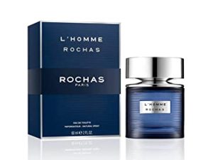 ROCHAS L’Homme Eau DE Toilette 60ML VAPORIZADOR Unisex Adulto, Negro, 60 ml