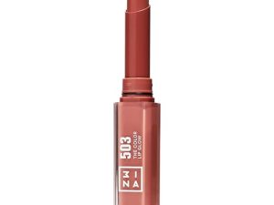 3INA MAKEUP – The Color Lip Glow 503 – Nude – Labial Hidratante Nude con Manteca de Karité para Nutrir los Labios – Barra de Labios Brillo – Bálsamo Alta Pigmentación – Vegan – Cruelty Free
