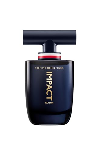 Tommy Hilfiger – Tommy Impact Parfum 100 ml – Perfume de Hombre – Fragancia Amaderada Ambarina – Notas Amaderadas y Ámbar – Botella de Vidrio Azul Intenso