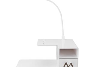 Estante de Almohada de Extensión de Pestañas con Luz LED, Organizador de Cajones de Trabajo de Trabajo de Maquillaje Acrílico de Injerto Acrílico para el Salón de Belleza de
