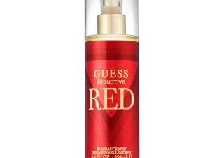 GUESS Seductive Red, Bruma Perfumada para Mujer, Fragancia Gourmand, Cereza, Vainilla, Pimienta Rosa, Aroma Sensual, 250 ml