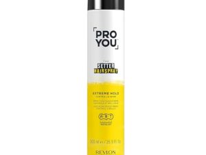 Revlon Professional ProYou Laca Pelo Ultra Fuerte para Todo Tipo de Cabello, Fijación Extrema y Brillo, 500 ml, Gama Fijación The Setter