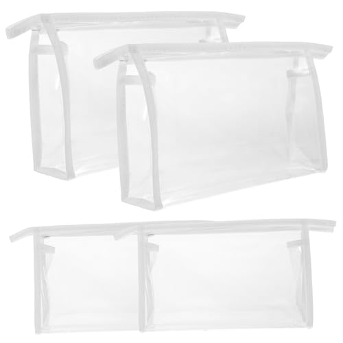 PACKOVE 4piezas Neceser Bolso para Maquillaje Bolsa De Aseo Mujer Organizador De Cosméticos Estuche para Lápices Viaje Cuidado