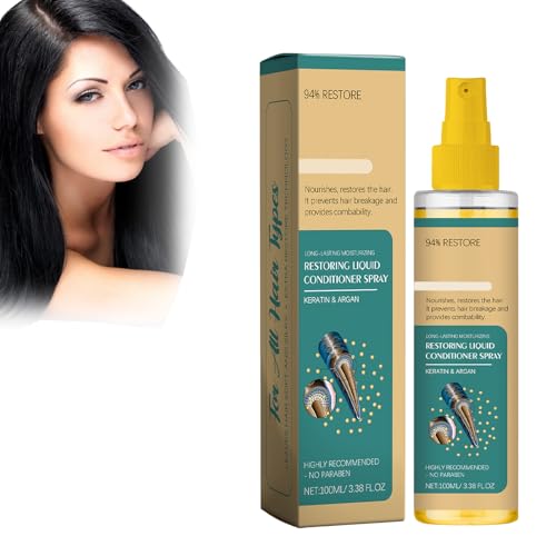 Spray acondicionador sin Enjuague,Suavizante Hidratante para el Cuidado Cabello, Tratamiento para el adelgazamiento del cabello | Spray para el cuidado del cabello para cabello más grueso