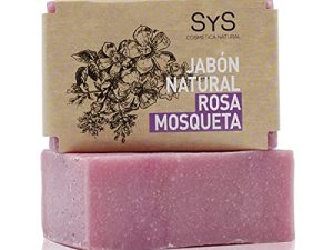 Labnatur Jabón Natural de Rosa Mosqueta – Vegano y Artesanal con Aceite de Rosa Mosqueta y Oliva – Suaviza, Regenera y Nutre – Para Manchas y Estrías – Hecho en España – 100g