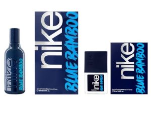 NIKE – Blue Bamboo Promoción 150 ml + 30 ml, Colonia Hombre, Pack 2 Productos, Perfume Formato Spray, Eau de Toilette Natural y Masculina, Aroma Aromático Marino Amaderado, Fragancia Fresca