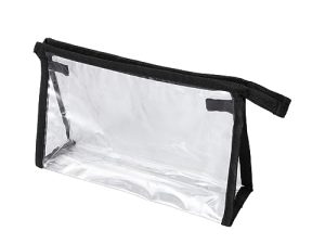 Beaupretty Bolso de Cosméticos pequeño Bolsa de cosméticos de Mujer Bolsa de Aseo para Mujer Neceser de Viaje Transparente Bolsas de cosméticos de Viaje para Mujeres Neceser Mujer Negro