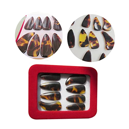 Didiseaon Uñas Guzheng 8 Pz Cubierta De Uñas Falsa Para Cítara Excelente Relación Calidad- Duraderas y Cómodas