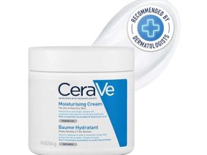 CeraVe Crema Hidratante para Rostro y Cuerpo, Idónea para Piel Seca a Muy Seca, Hidrata y Restaura la Barrera de la Piel, Enriquecida Con Ceramidas Esenciales y Ácido Hialurónico, 454ml