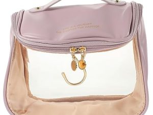 HONITANO Bolsa De Cosméticos Portátil para Neceser Multiusos Compartimentos Transparentes Organizador De Aseo para Mujeres y Hombres para Equipaje y