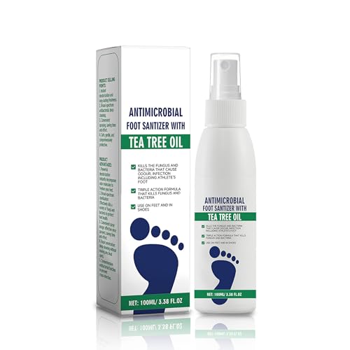 Spray para pies 100 ml, desodorante antitranspirante para pies, para el cuidado del pie de atleta, desodorización y reparación de talones agrietados, apto para hombres y mujeres.